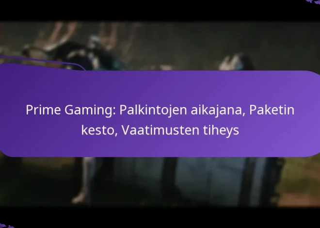 Prime Gaming: Palkintojen aikajana, Paketin kesto, Vaatimusten tiheys