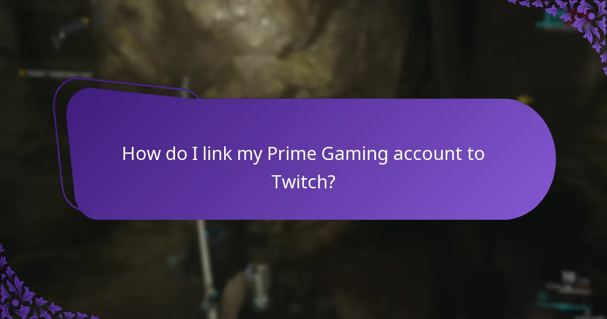How do I link my Prime Gaming account to PlayStation?