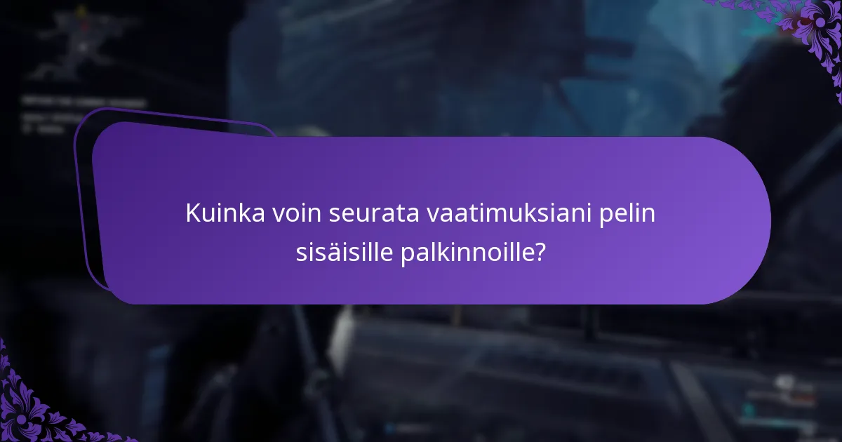 Kuinka voin tarkastella palkintohistoriaani?
