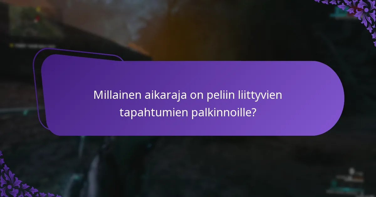 Millainen on palkintojen lunastamisen taajuus?