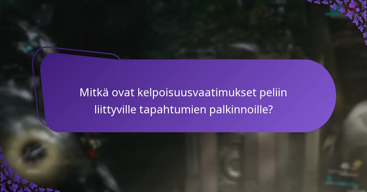 Mitkä strategiat voivat parantaa osallistumista peliin liittyviin tapahtumiin?
